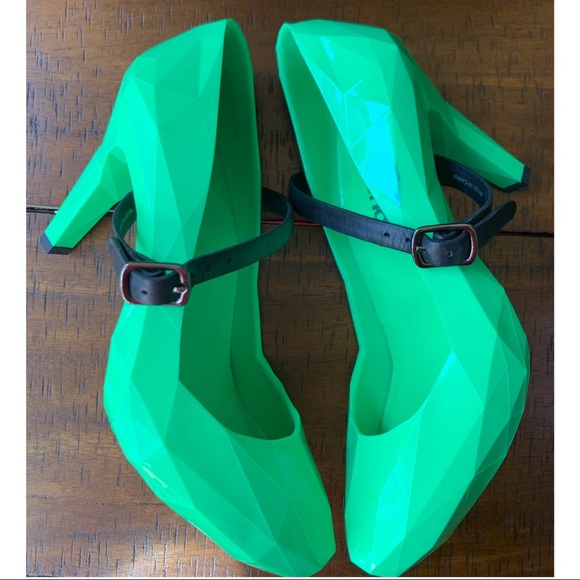 United Nude Shoes - United Nude LO RES PUMP NEON GREEN